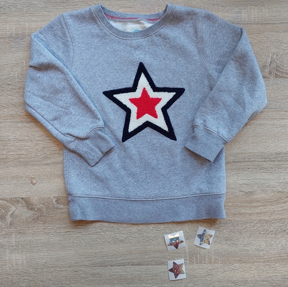 2017 Mini Boden vguc star sweatshirt 6-7 years - Picture 12 of 14